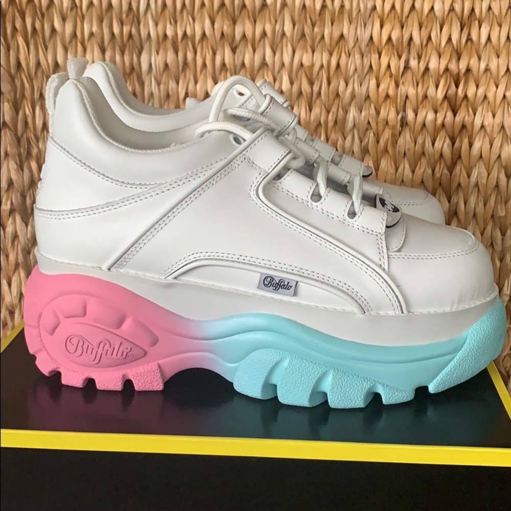 NIB Buffalo London 💕Candy Platform Sneakers - Picture 5 of 8